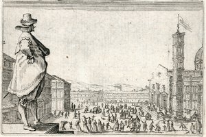 Eri lukujen kapriisit tekijältä Jacques Callot