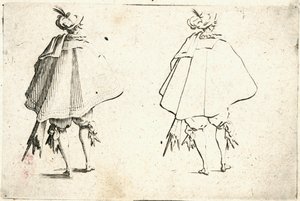 Eri lukujen kapriisit tekijältä Jacques Callot