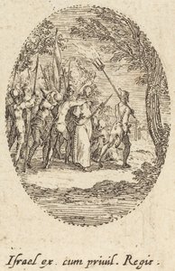 Kristus kantaa ristiä tekijältä Jacques Callot