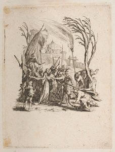 Kristus annettiin juutalaisille, ei. 4/11 La Petite Passionista tekijältä Jacques Callot