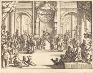 Kristus kiistelee lääkäreiden kanssa tekijältä Jacques Callot