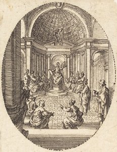 Kristus lääkäreiden joukossa tekijältä Jacques Callot