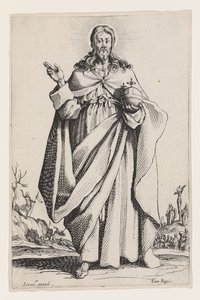 Kristus suurista apostoleista, 1631 tekijältä Jacques Callot