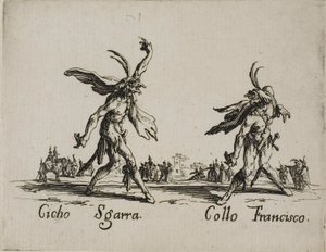 Cicho Sgarra - Collo Francisco, levy 6 alkaen Balli di Sfessaniaa tekijältä Jacques Callot
