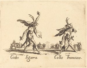 Cicho Sgarra ja Collo Francisco tekijältä Jacques Callot