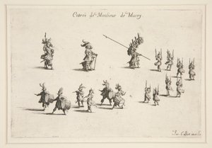 Taistella? La Barri?re, M. de Maceyn sisäänkäynti tekijältä Jacques Callot