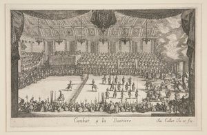 Taistella? Este, taistelu tekijältä Jacques Callot