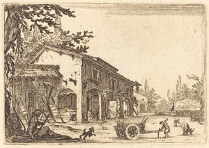 Maatilan piha tekijältä Jacques Callot