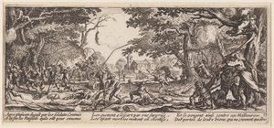 Maanviljelijöiden kosto tekijältä Jacques Callot