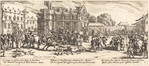 Luostarin tuhoaminen tekijältä Jacques Callot