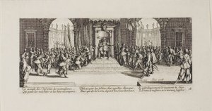 Palkintojen jako, levy kahdeksantoista The Miseries of Warista tekijältä Jacques Callot