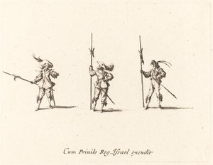Poraa Halberdilla tekijältä Jacques Callot