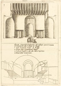 Pyhän seimen kirkon kohotus tekijältä Jacques Callot