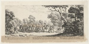 Rikollisten paljastuminen, sarjan ”Sodan kauhut” 9. osa tekijältä Jacques Callot