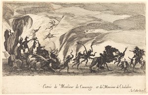 M. de Couvongen ja M. de Chalabren osallistuminen tekijältä Jacques Callot