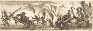 M. de Couvongen ja M. de Chalabren sisääntulo [lisälevy] tekijältä Jacques Callot