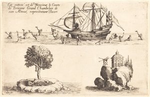 M. le Comte de Brionnen, Hänen korkeutensa suurkamariherra, Jasonia edustava sisääntulo tekijältä Jacques Callot