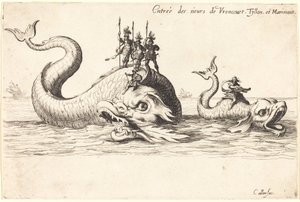 Mm:n sisääntulo. de Vroncourt, Tyllon ja Marimont tekijältä Jacques Callot