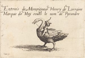 Monseigneur Henry de Lorraine, markiisi de Moy, Pirandre-nimellä tekijältä Jacques Callot
