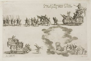 Monseigneur, Phalsbourgin prinssi, puolustaja taistelussa, julkaisusta The Combat at the Barrier tekijältä Jacques Callot