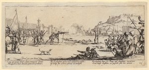 Ammunta, jakson ”Sodan harmaat” sivu 12 tekijältä Jacques Callot