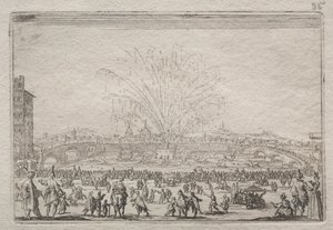 Ilotulitus Arnolla tekijältä Jacques Callot