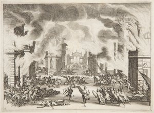 Solimanin neljäs näytös tekijältä Jacques Callot