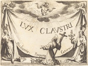 Etukappale elokuvalle "The Light of the Cloister" tekijältä Jacques Callot