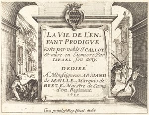 Etukappale elokuvalle "The Prodigal Son" tekijältä Jacques Callot