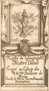 Neitsyt Marian ritarikunnan sääntöjen etukappale tekijältä Jacques Callot