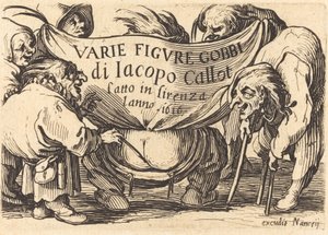Etukappale kappaleeseen "Varie Figure Gobbi" ("Various Hunchback Figures") tekijältä Jacques Callot