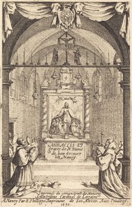 "Bon-Secours-les-Nancyn Neitsyt Marian ihmeet ja armot" tekijältä Jacques Callot
