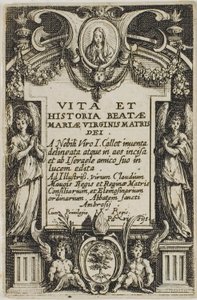 Etukuva, Neitsyt Marian elämästä. tekijältä Jacques Callot
