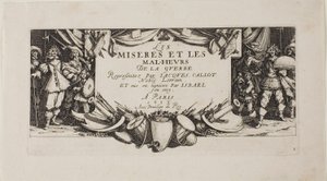 Etukuva, teoksesta The Miseries of War (Sodan kurjuudet) tekijältä Jacques Callot
