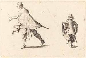Gentleman ja hänen sivunsa tekijältä Jacques Callot