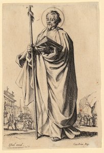 Pyhä Paavali, sarjan ”Jeesus, kaksitoista apostolia ja Maria” 5. sivu tekijältä Jacques Callot