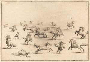 Cavalls corrent finlandès tekijältä Jacques Callot