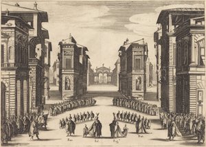 Il Solimano, II näytös tekijältä Jacques Callot