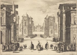 Solimano, I näytös tekijältä Jacques Callot