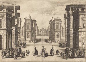 Il Solimano, 1. näytös tekijältä Jacques Callot
