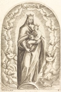 Immaculate Conception, 16081611. tekijältä Jacques Callot