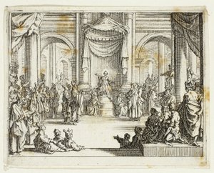 Jeesus lääkäreiden joukossa, Uudesta testamentista tekijältä Jacques Callot