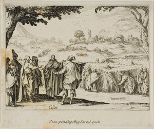 Jeesus ja fariseukset, Uusi testamentti -kirjasta. tekijältä Jacques Callot