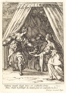 Judith Holofernesin pään kanssa tekijältä Jacques Callot