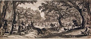 Suuri metsästys tekijältä Jacques Callot