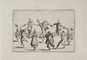 La Ronde (Pyöreä tanssi), kappaleesta Caprices (Kapriisit) tekijältä Jacques Callot