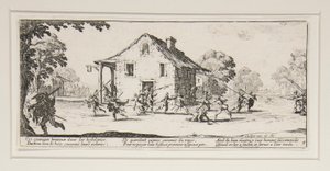 Marauder, levy 4 sarjasta The Great Miseries of War tekijältä Jacques Callot