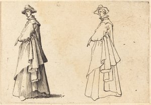 Nainen isossa takissa tekijältä Jacques Callot