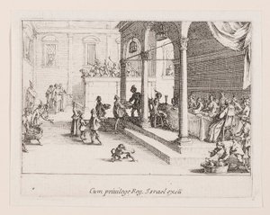 Le festin (juhla), sarjasta La vie de l tekijältä Jacques Callot