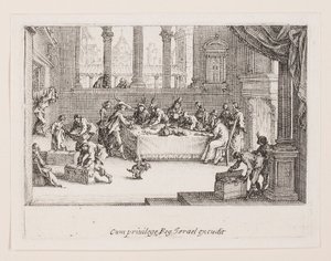 Omaisuuden jako (The Contribution of the Fortune), sarjasta La Vie de l tekijältä Jacques Callot